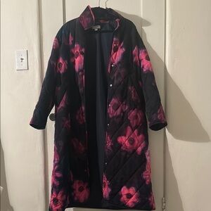 Rachel Comey Black & Pink Puffer Coat